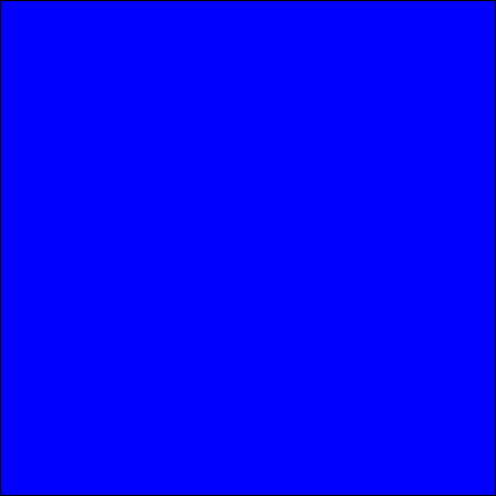 solid bright blue square background