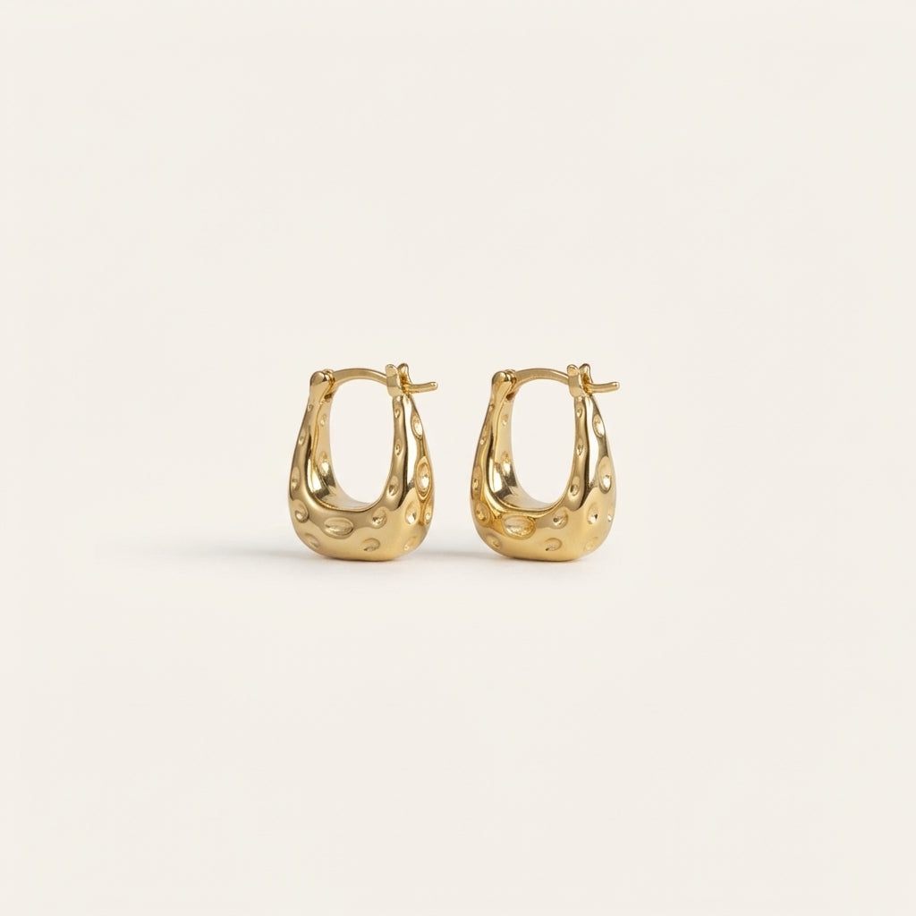 Cactus Catchlight Hoops